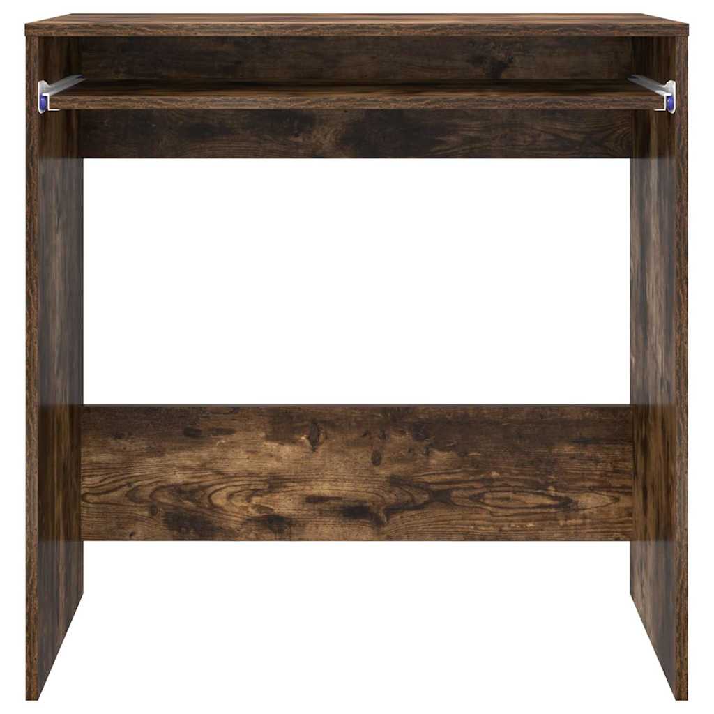 Skrivebord med skuff Røkt eik 77,5 x 43 x 79 cm Konstruert tre