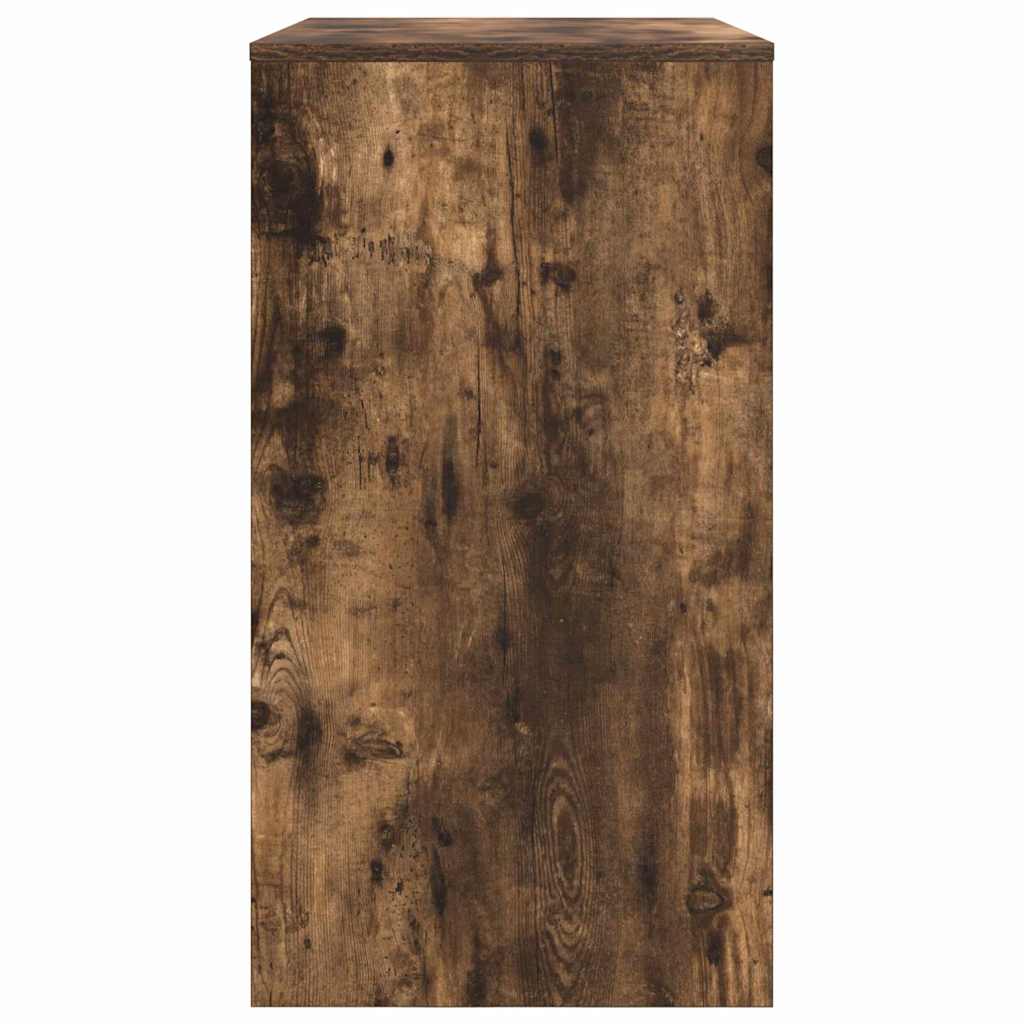 Skrivebord med skuff Røkt eik 77,5 x 43 x 79 cm Konstruert tre