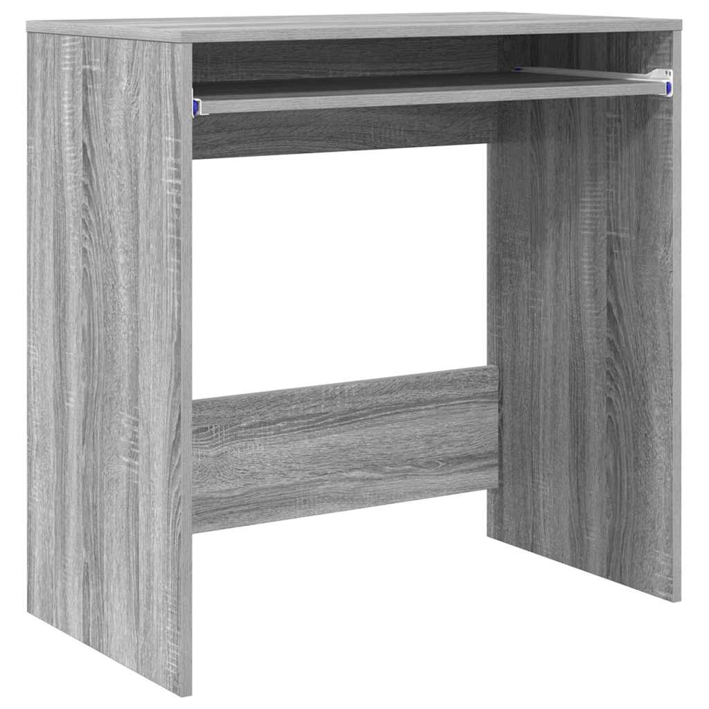Skrivebord Grå Sonoma 77,5 x 43 x 79 cm Konstruert tre