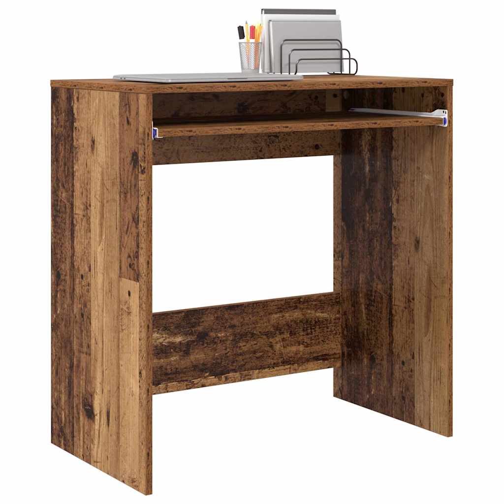 Skrivebord med skuff Gamle tre 77,5 x 43 x 79 cm Konstruert tre