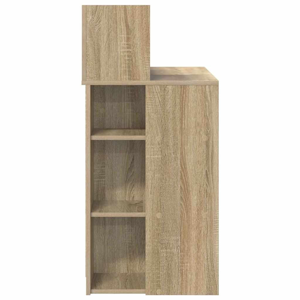 Skrivebord Sonoma eik 90 x 48 x 101,5 cm Konstruert tre