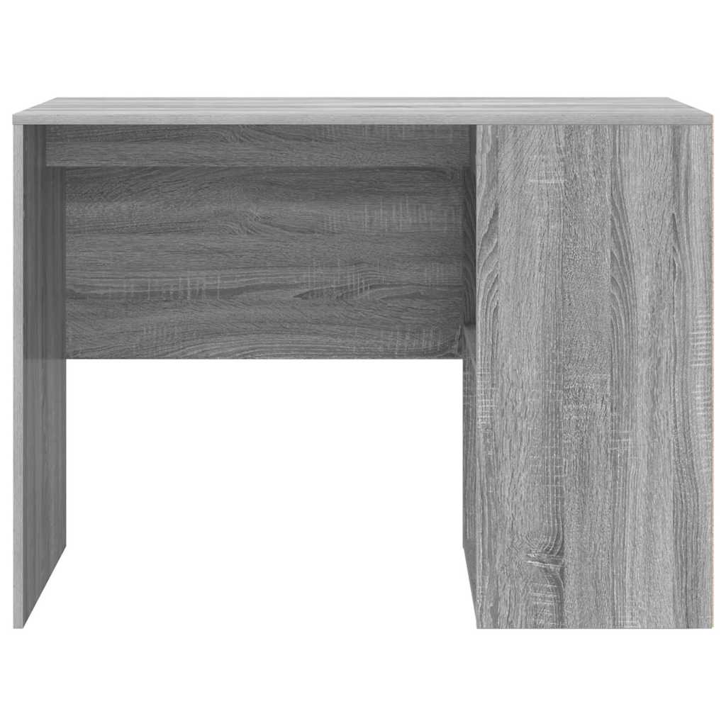 Skrivebord med hylle Grå Sonoma 102 x 50 x 75 cm Konstruert tre