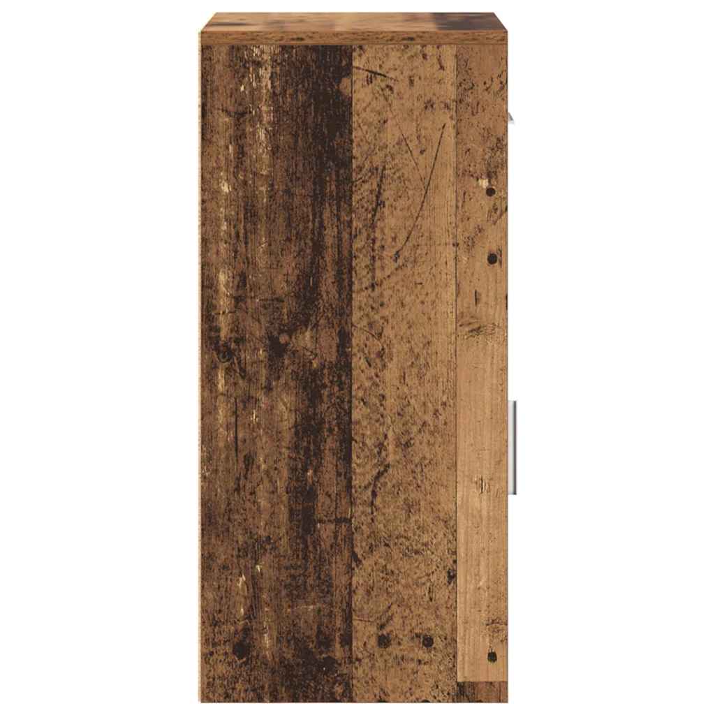 Serviesskap med skuff Gammelt tre 38 x 34 x 75 cm
