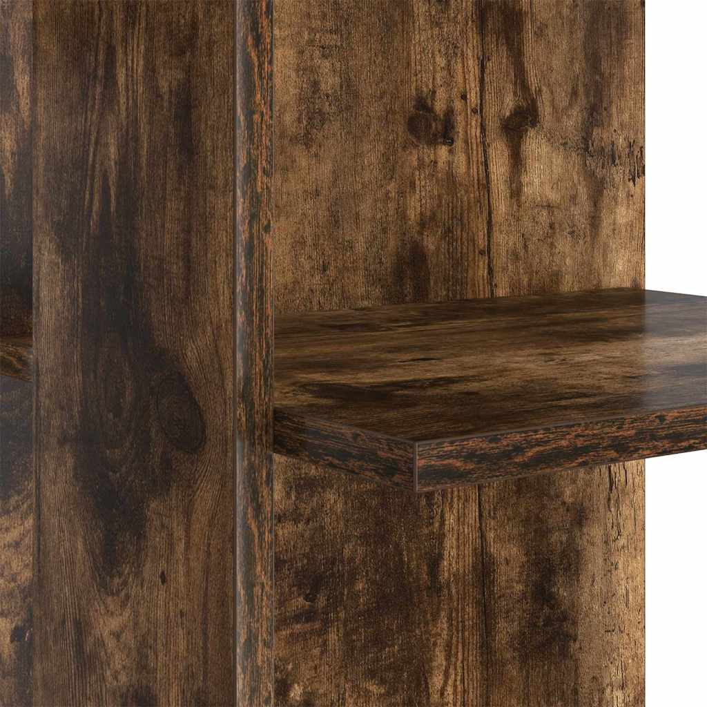 Hjørneskrivebord Røkt eik 140 x 113,5 x 75 cm Konstruert tre