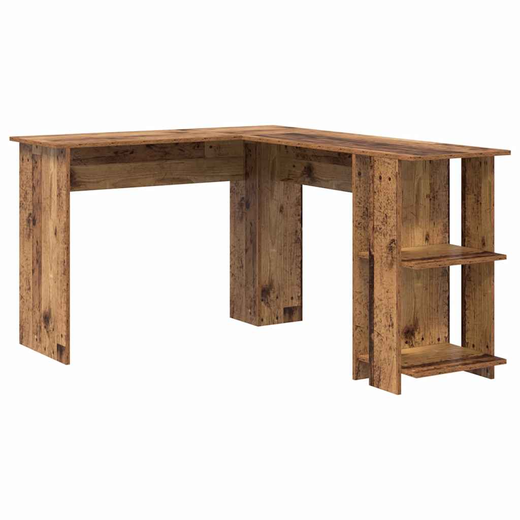 Hjørneskrivebord Gamle tre 140 x 113,5 x 75 cm Konstruert tre