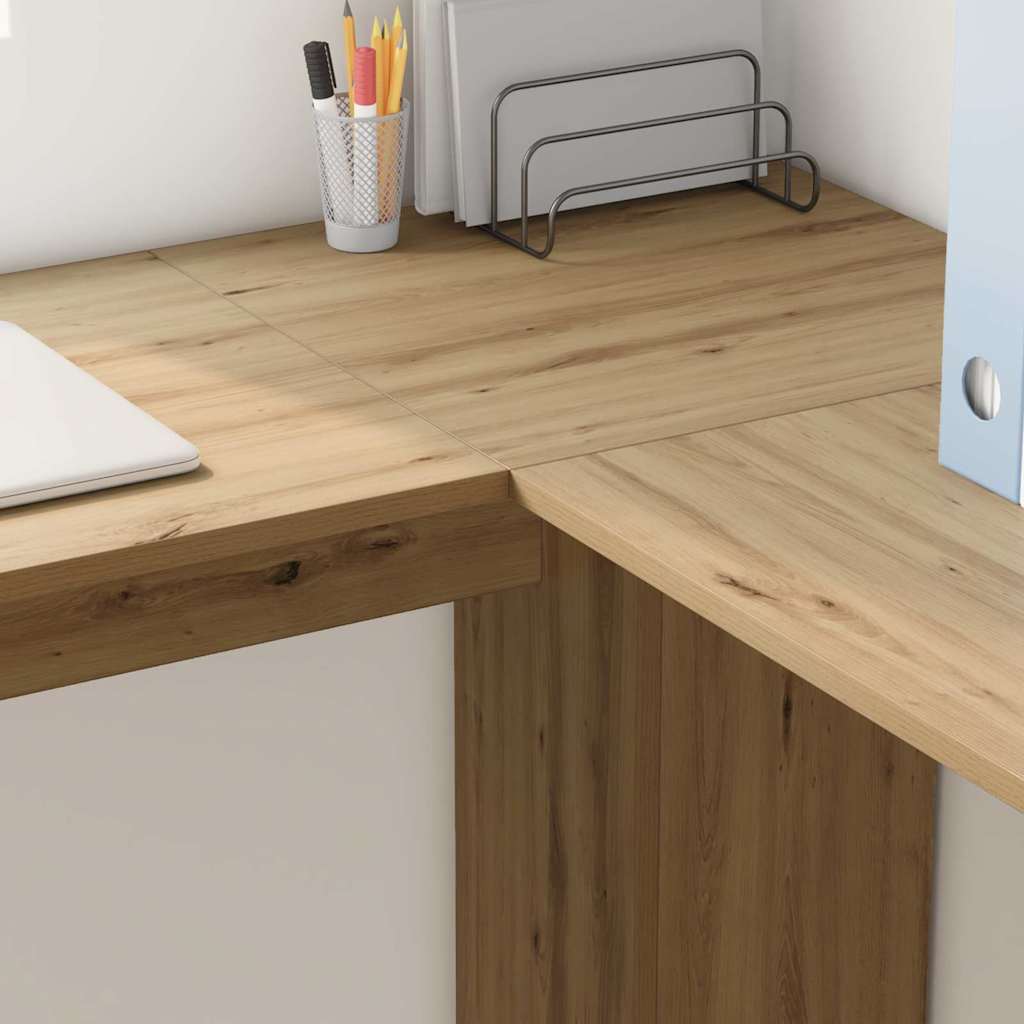 Hjørneskrivebord Artisan Eik Konstruert tre 140 x 113,5 x 75 cm
