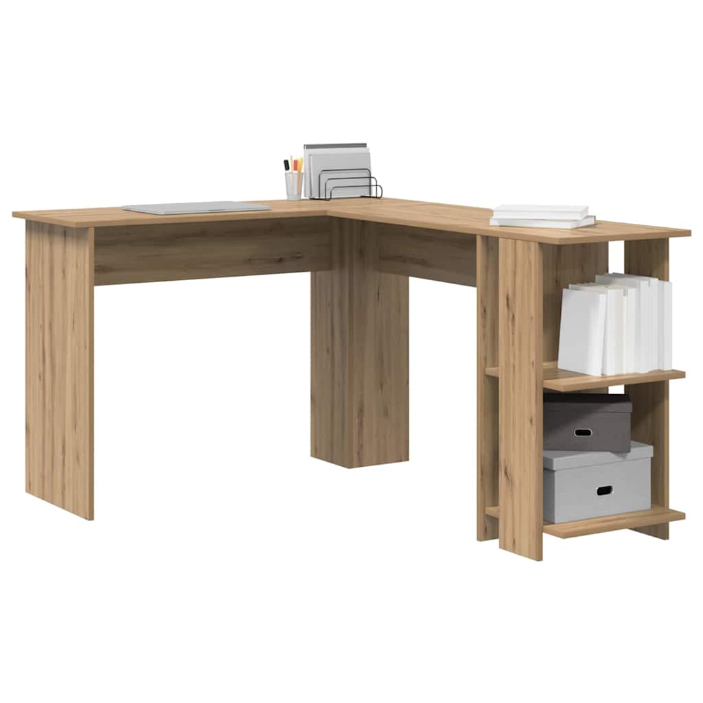 Hjørneskrivebord Artisan Eik Konstruert tre 140 x 113,5 x 75 cm