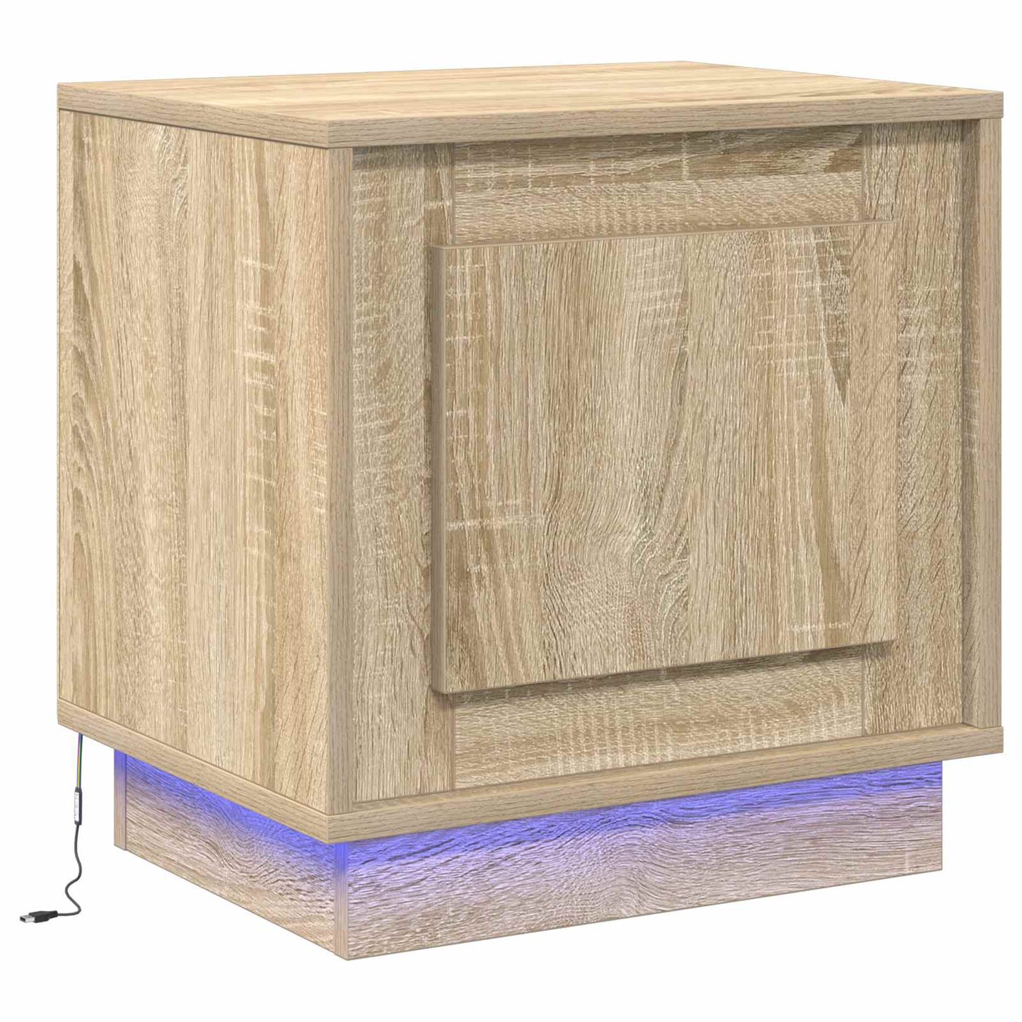Nattbordskap Sonoma eik 44 x 34,5 x 45 cm Konstruert tre
