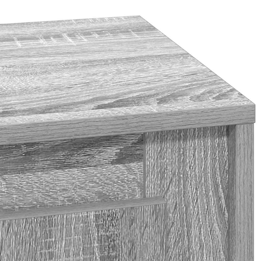 Nattbordskap Grå 44 x 34,5 x 45 cm Konstruert tre