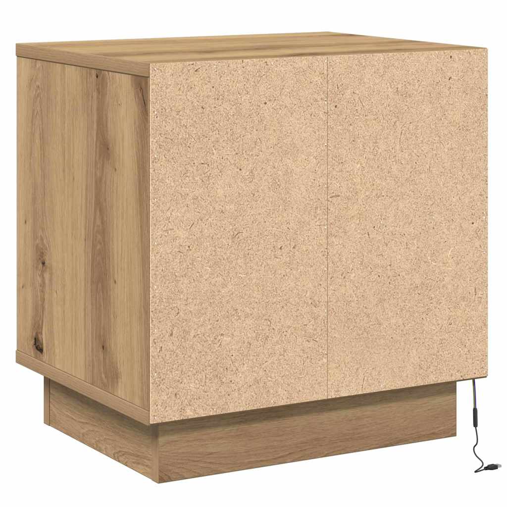 Nattbordskap 2 stk. Artisan Eik 44 x 34,5 x 45 cm