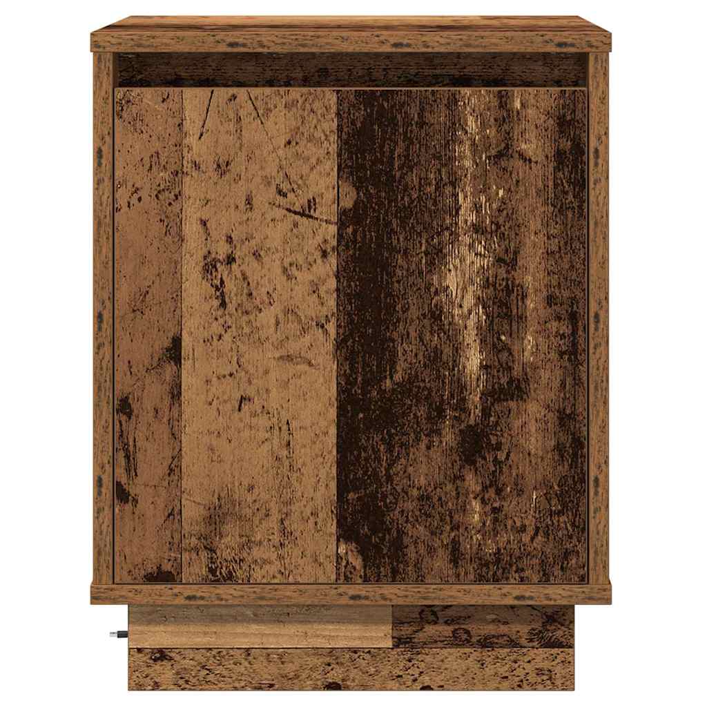 Nattbordskap Gammelt tre 39 x 34,5 x 50 cm Konstruert tre