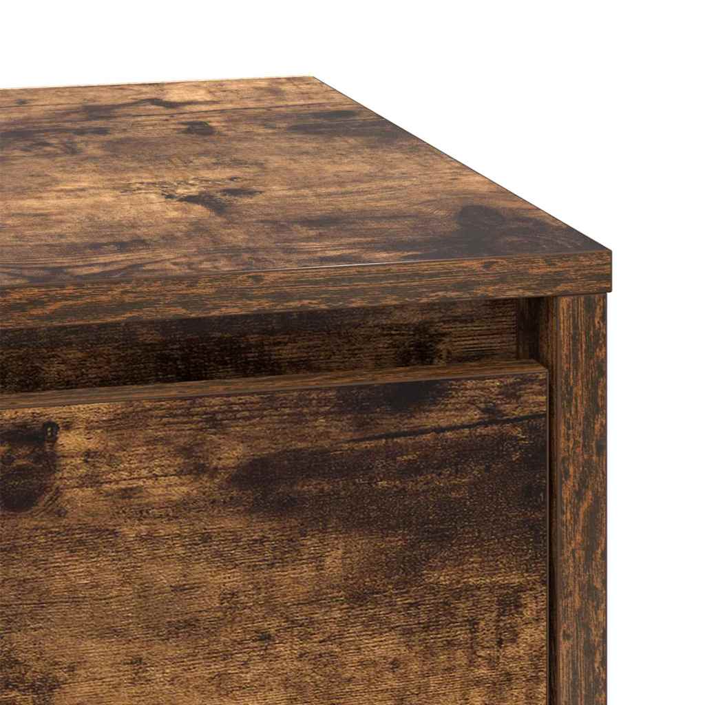 Nattbordskap Røkt eik 39 x 34,5 x 50 cm Konstruert tre