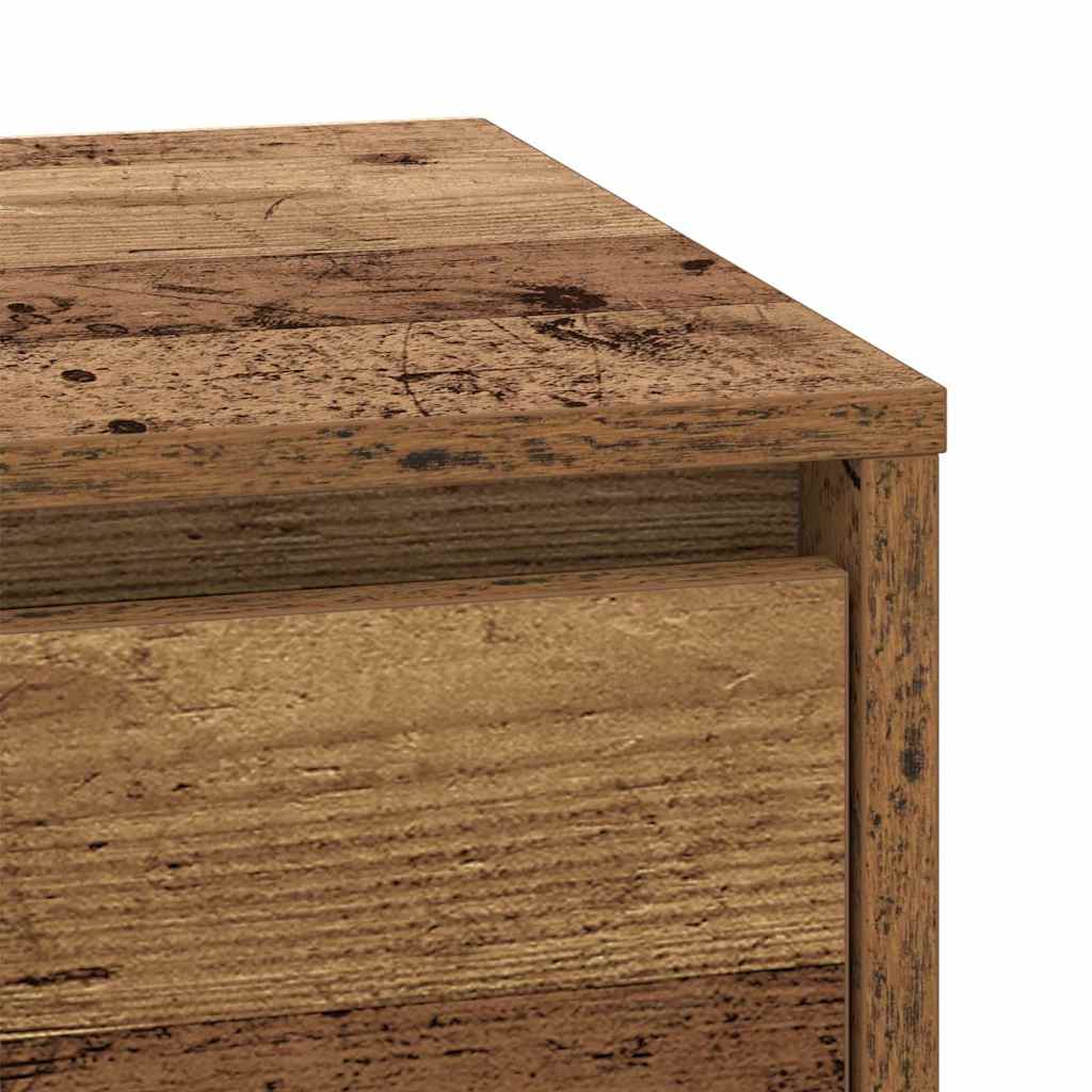 Nattbordskap 2 pcs Gammelt tre 39 x 34,5 x 50 cm Konstruert tre