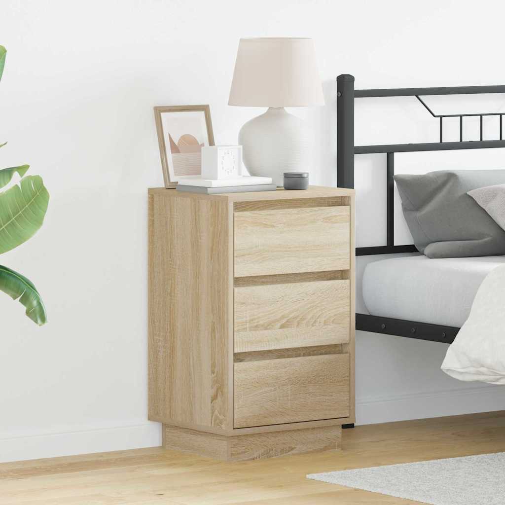 Nattbordskap Sonoma eik 39 x 34,5 x 65 cm Konstruert tre