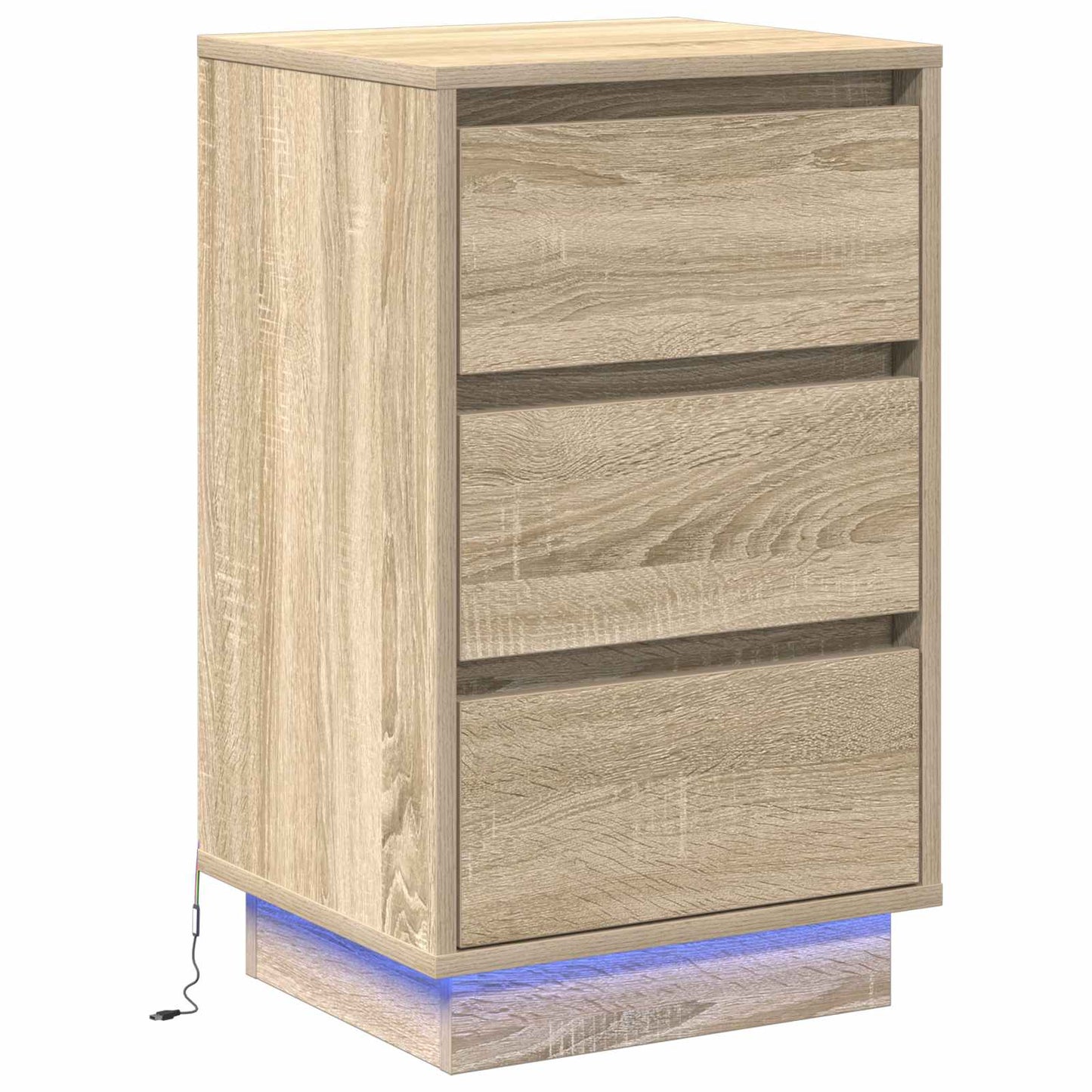 Nattbordskap Sonoma eik 39 x 34,5 x 65 cm Konstruert tre