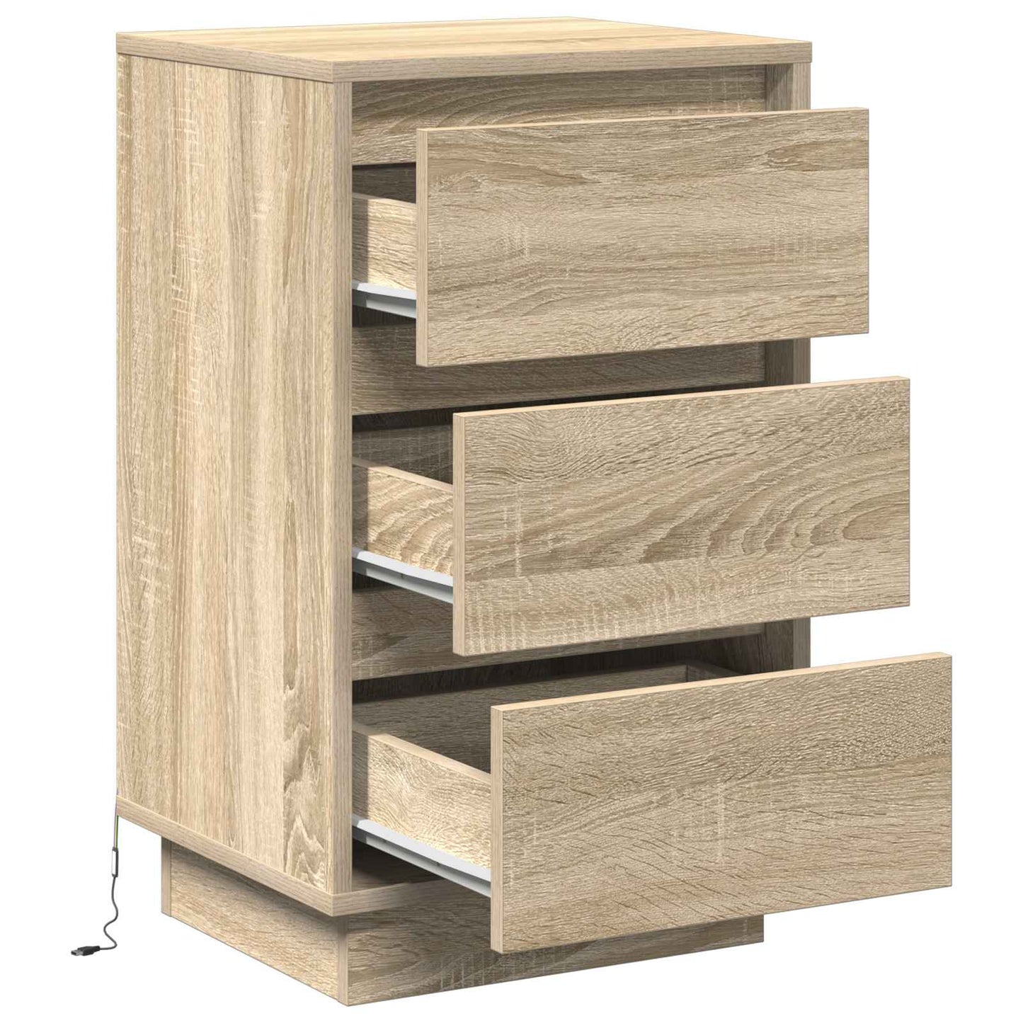 Nattbordskap Sonoma eik 39 x 34,5 x 65 cm Konstruert tre