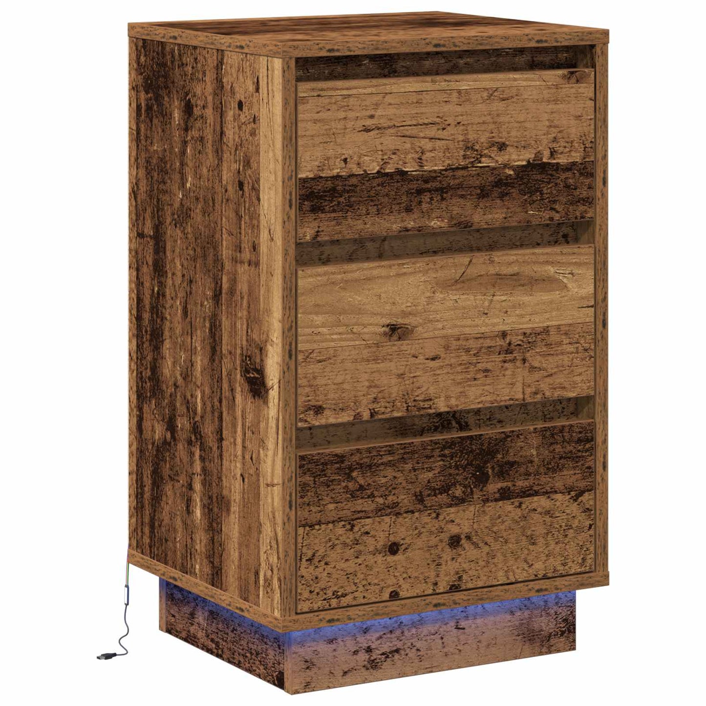 Nattbordskap Gammelt tre 39 x 34,5 x 65 cm Konstruert tre