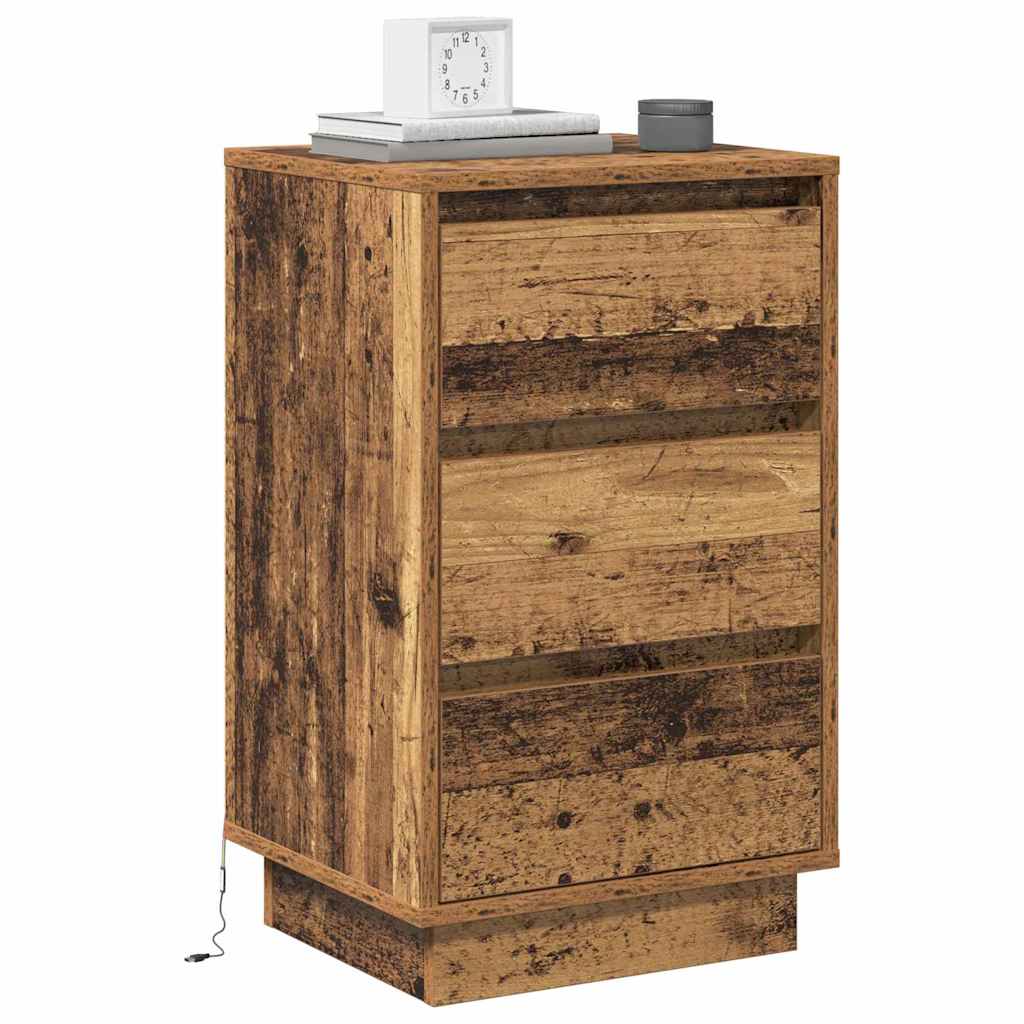 Nattbordskap Gammelt tre 39 x 34,5 x 65 cm Konstruert tre