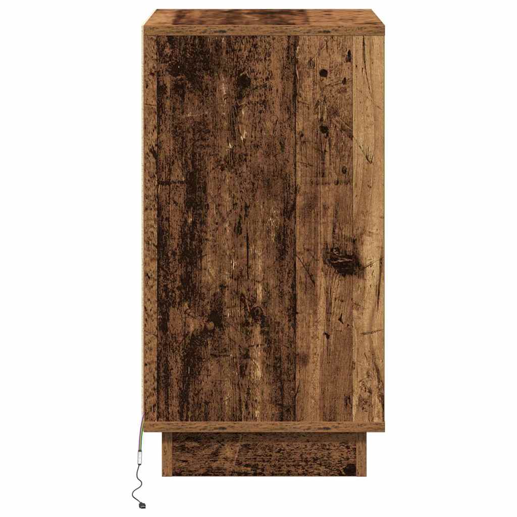 Nattbordskap Gammelt tre 39 x 34,5 x 65 cm Konstruert tre