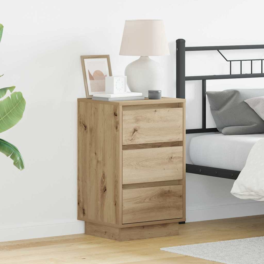 Nattbordskap Artisan Eik 39 x 34,5 x 65 cm Konstruert tre