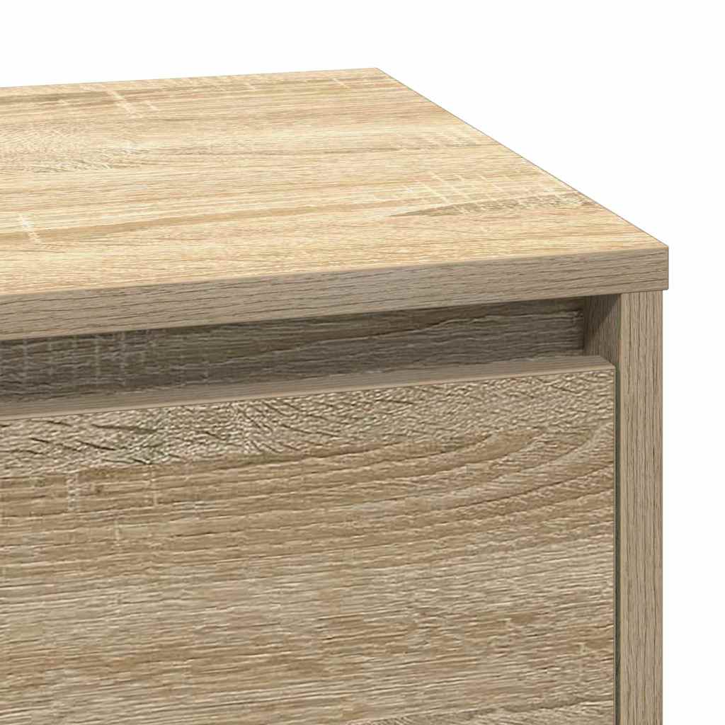 Nattbordskap Sonoma eik 71 x 34,5 x 75 cm Konstruert tre