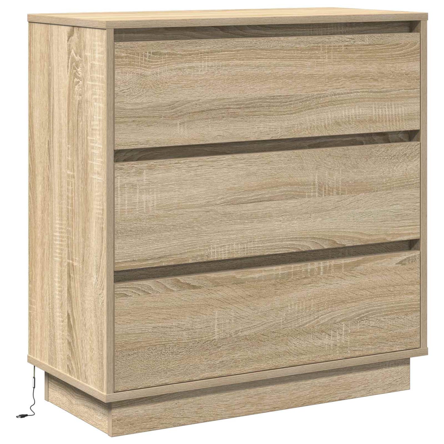 Nattbordskap Sonoma eik 71 x 34,5 x 75 cm Konstruert tre