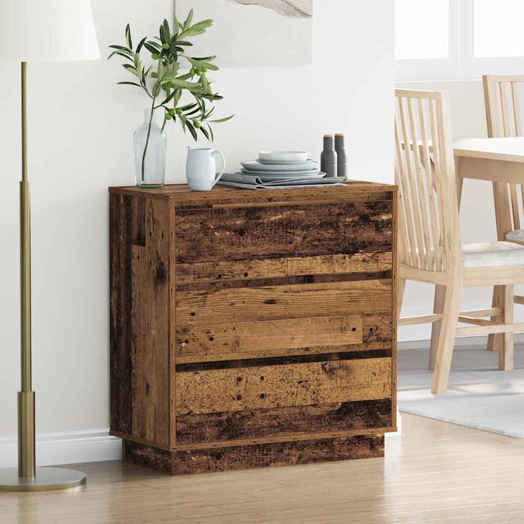 Nattbordskap Gammelt tre 71 x 34,5 x 75 cm Konstruert tre
