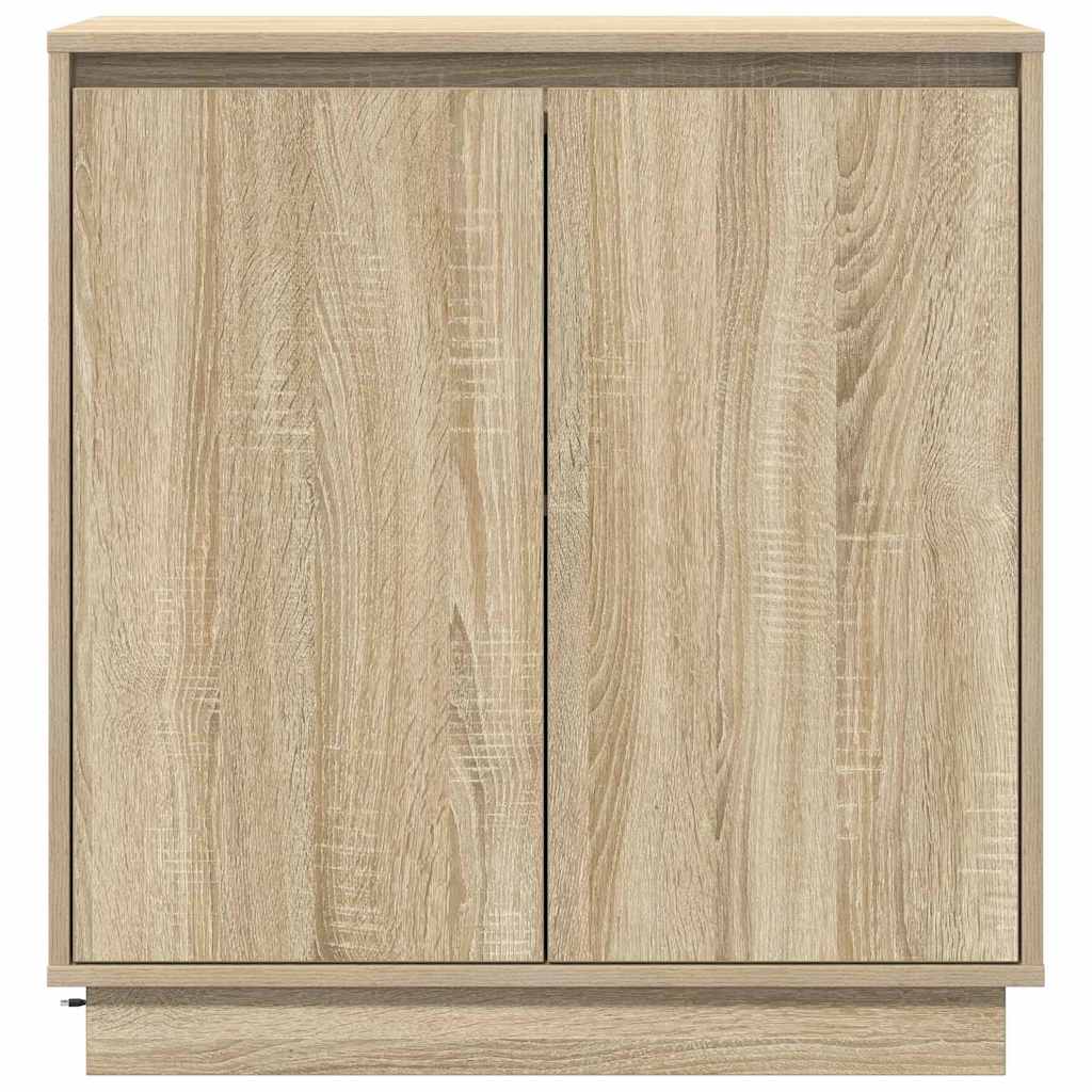 LED sideboard for Sonoma eik 71 x 34,5 x 75 cm Konstruert tre