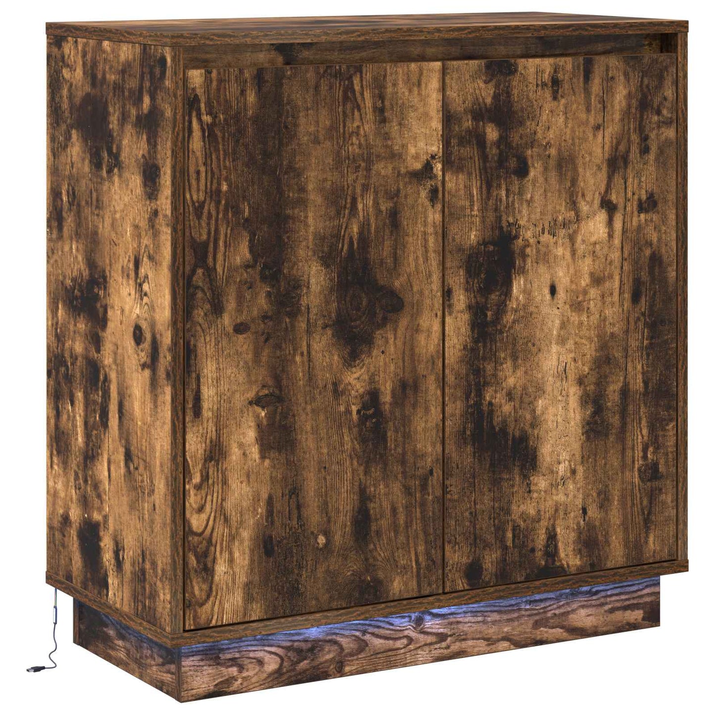 LED sideboard for Røkt Eik 71 x 34,5 x 75 cm Konstruert tre