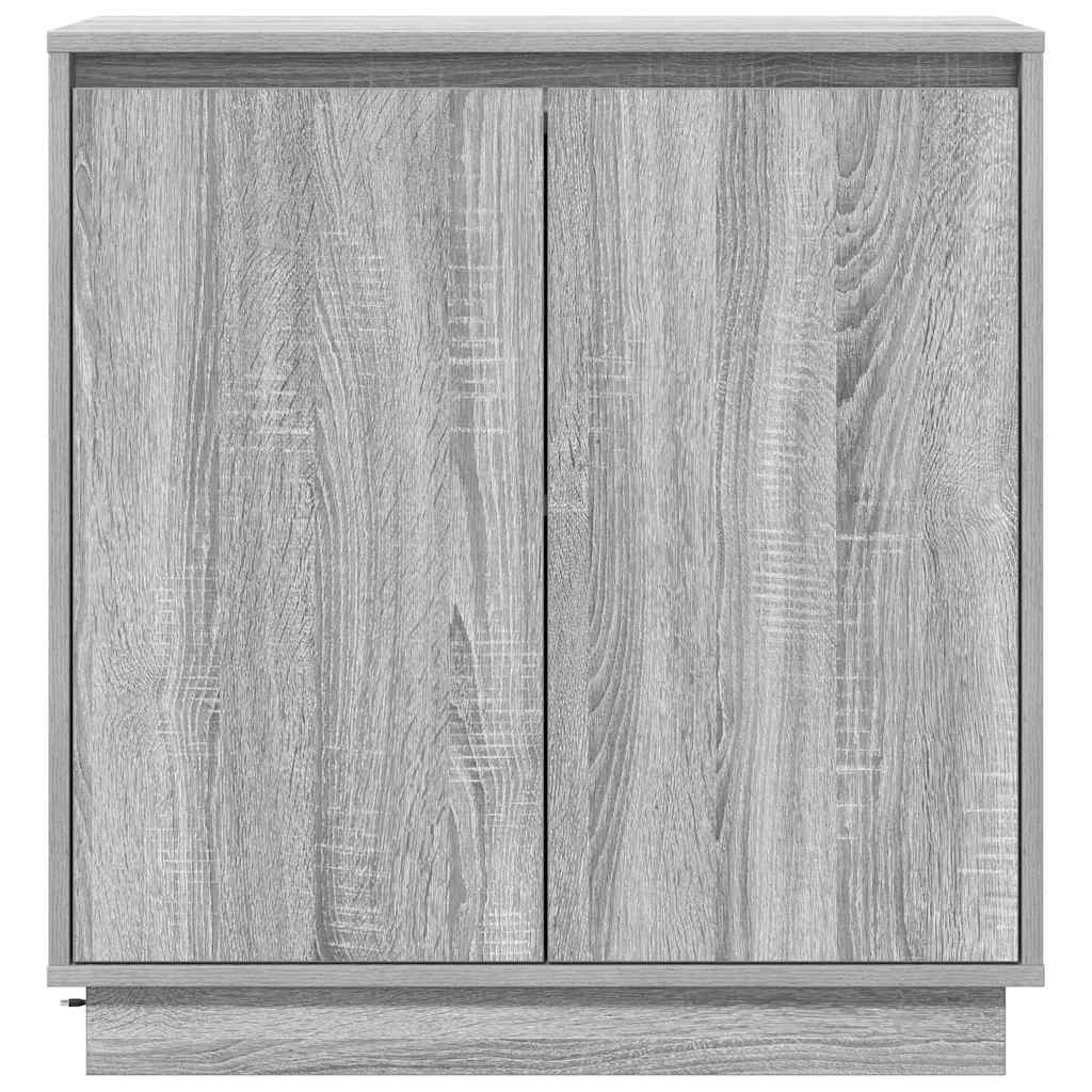 LED sideboard for Grå sonoma 71 x 34,5 x 75 cm Konstruert tre