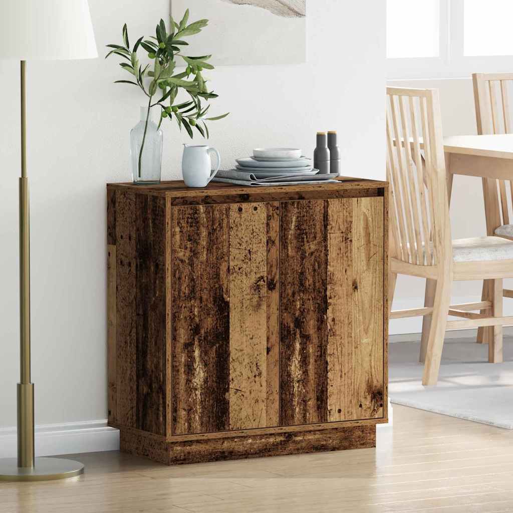 LED sideboard for Gammelt tre 71 x 34,5 x 75 cm Konstruert tre