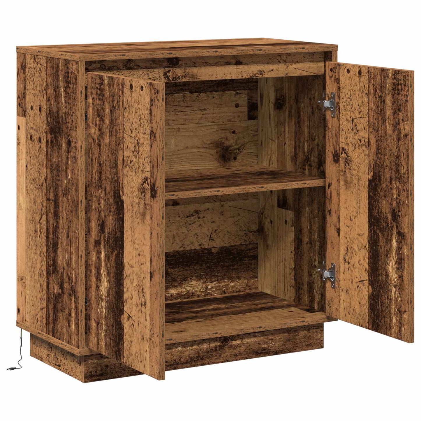 LED sideboard for Gammelt tre 71 x 34,5 x 75 cm Konstruert tre