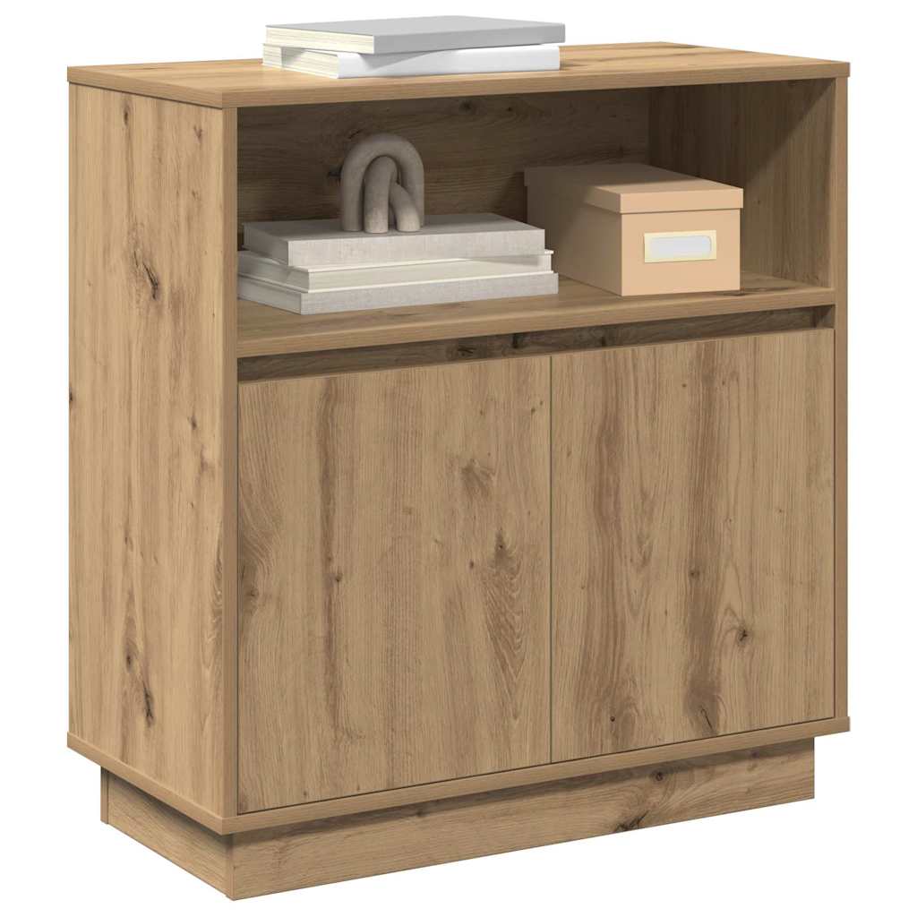 LED sideboard Artisan Eik 71 x 34,5 x 75 cm Konstruert tre