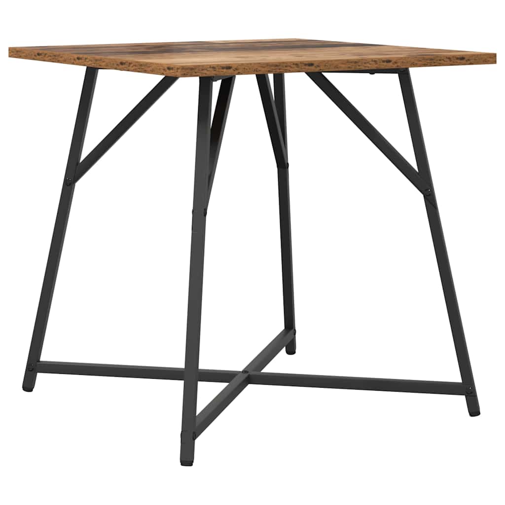 Sidebordssett 2 pcs Gammel tre og svart