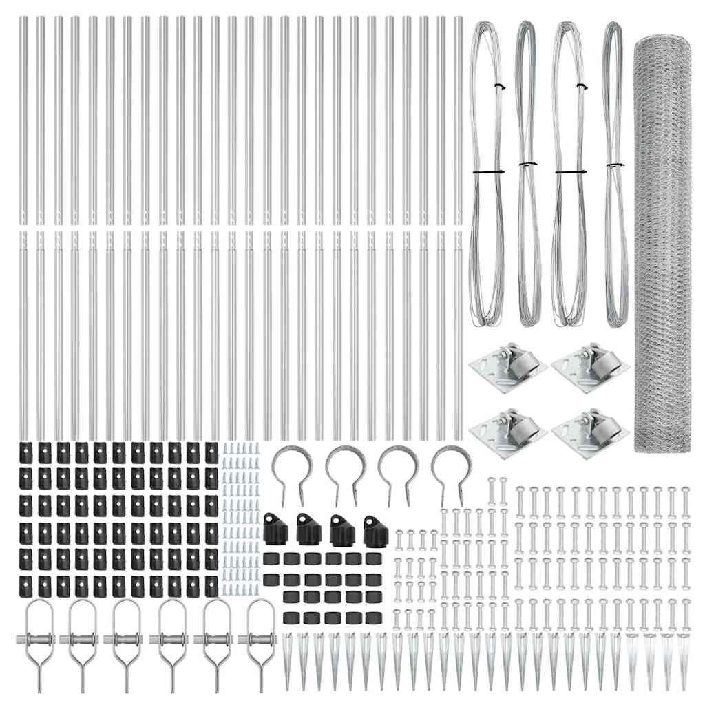 Svweiende trådgjerde med spisser 50 x 1,2 m (B x H)