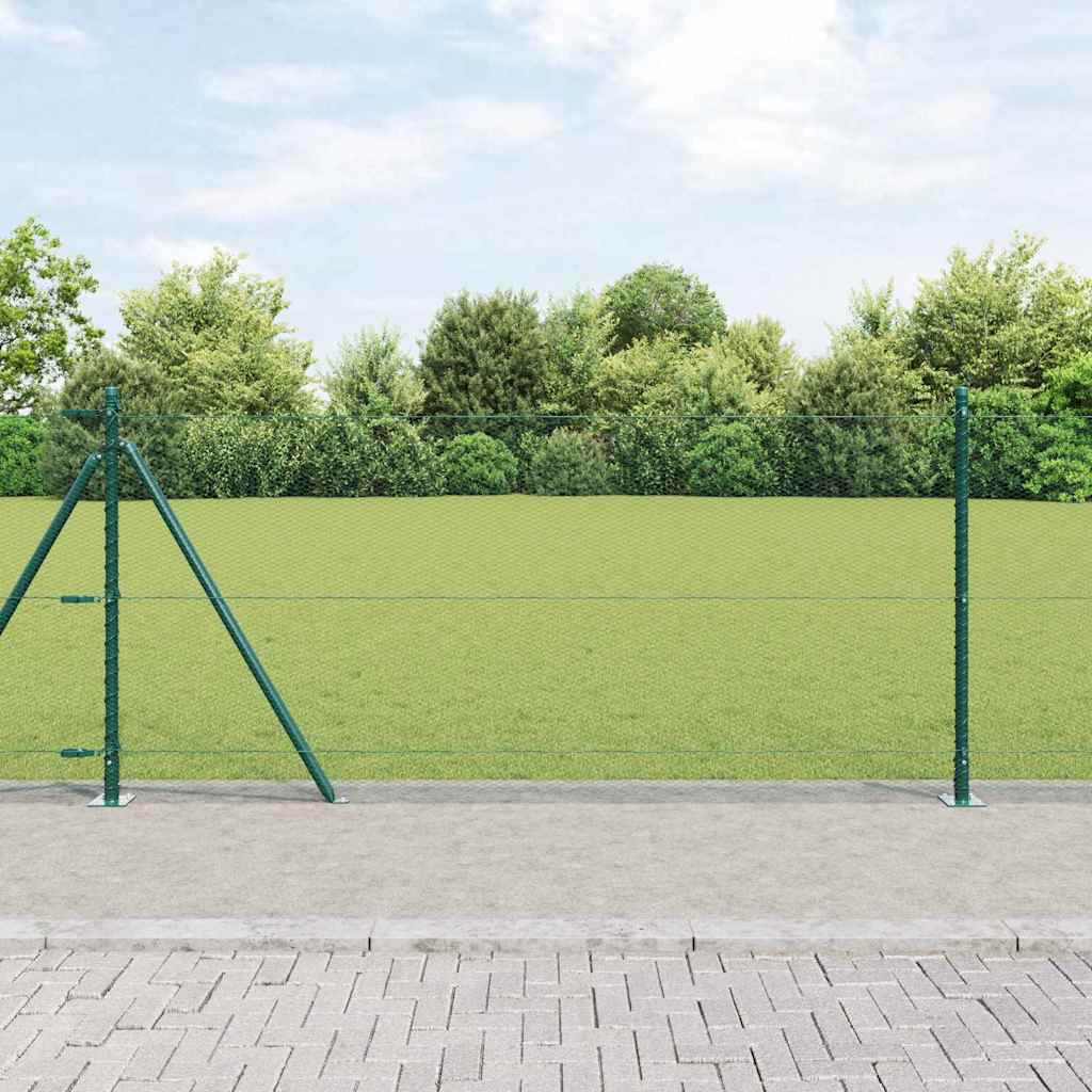 Sveistgjerde med Betongbase 25 x 1 m (B x H) PVC-belagt stål