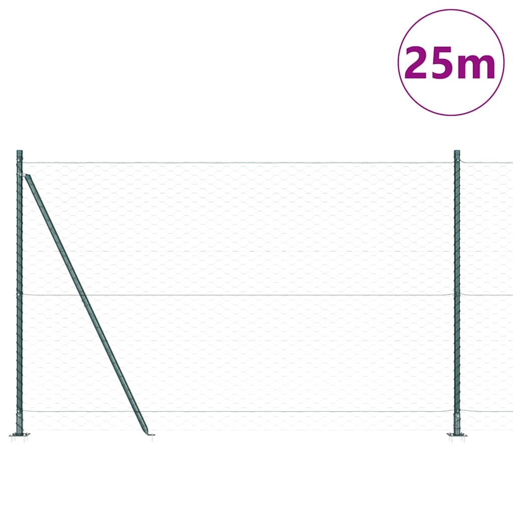Sveistgjerde med Betongbase 25 x 1,5 m (B x H) PVC-belagt stål