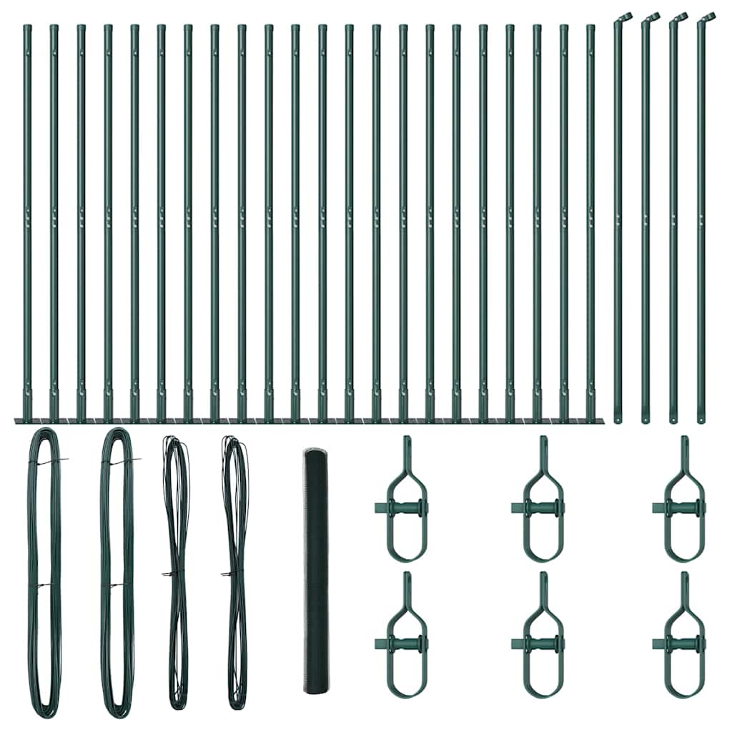 Sveistgjerde med Betongbase 50 x 1,6 m (B x H) PVC-belagt stål