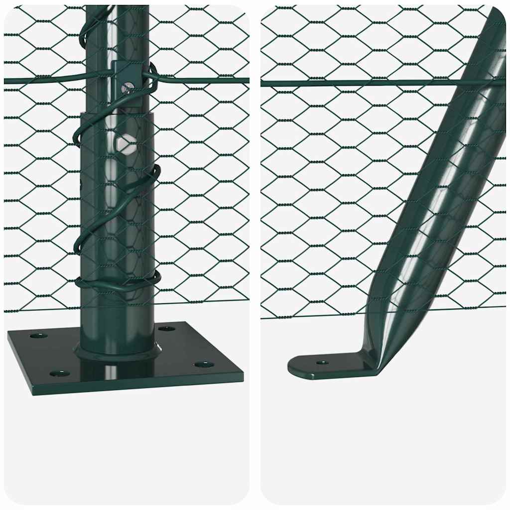Sveistgjerde med Betongbase 100 x 0,5 m (B x H) PVC-belagt stål