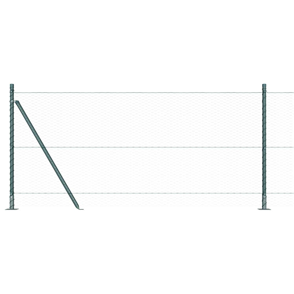 Sveistgjerde med Betongbase 100 x 1 m (B x H) PVC-belagt stål