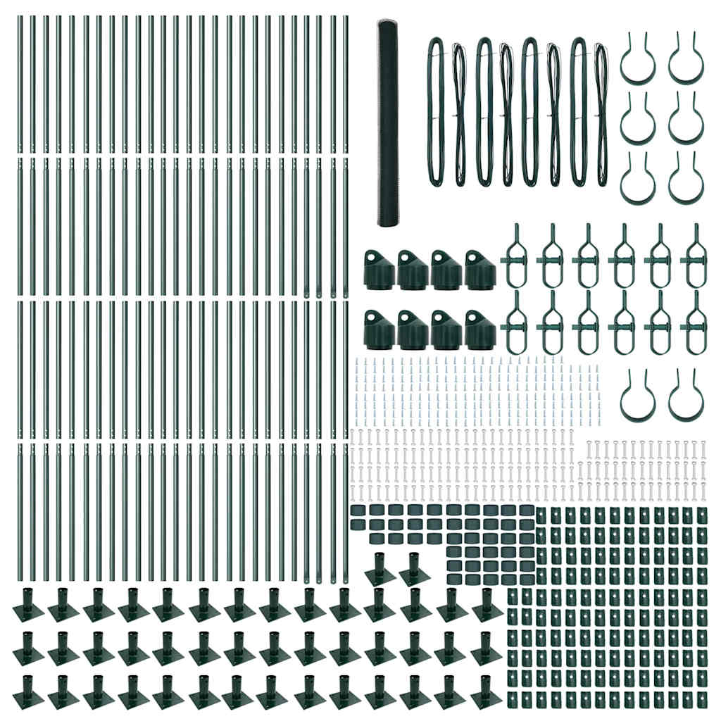 Sveistgjerde med Betongbase 100 x 1,6 m (B x H) PVC-belagt stål