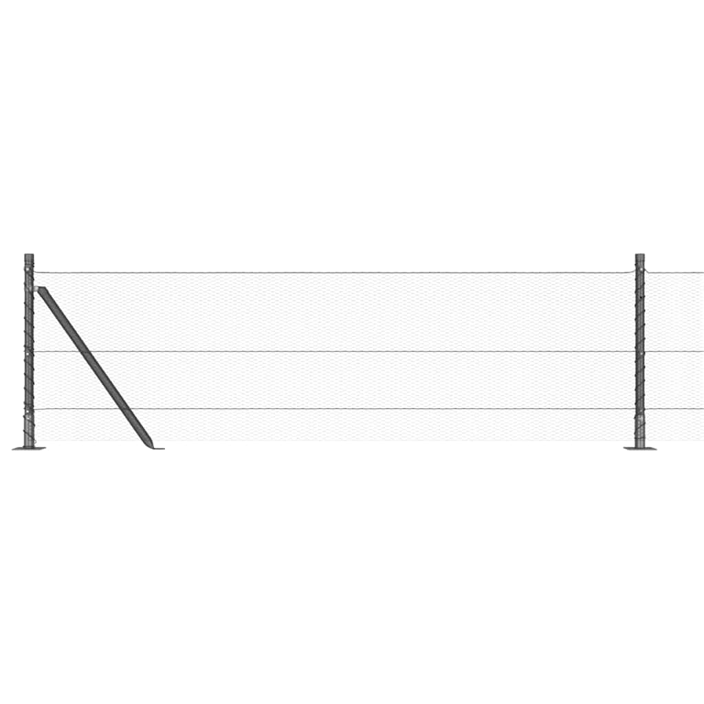 Sveistgjerde med Betongbase 10 x 0,6 m (B x H) PVC-belagt stål