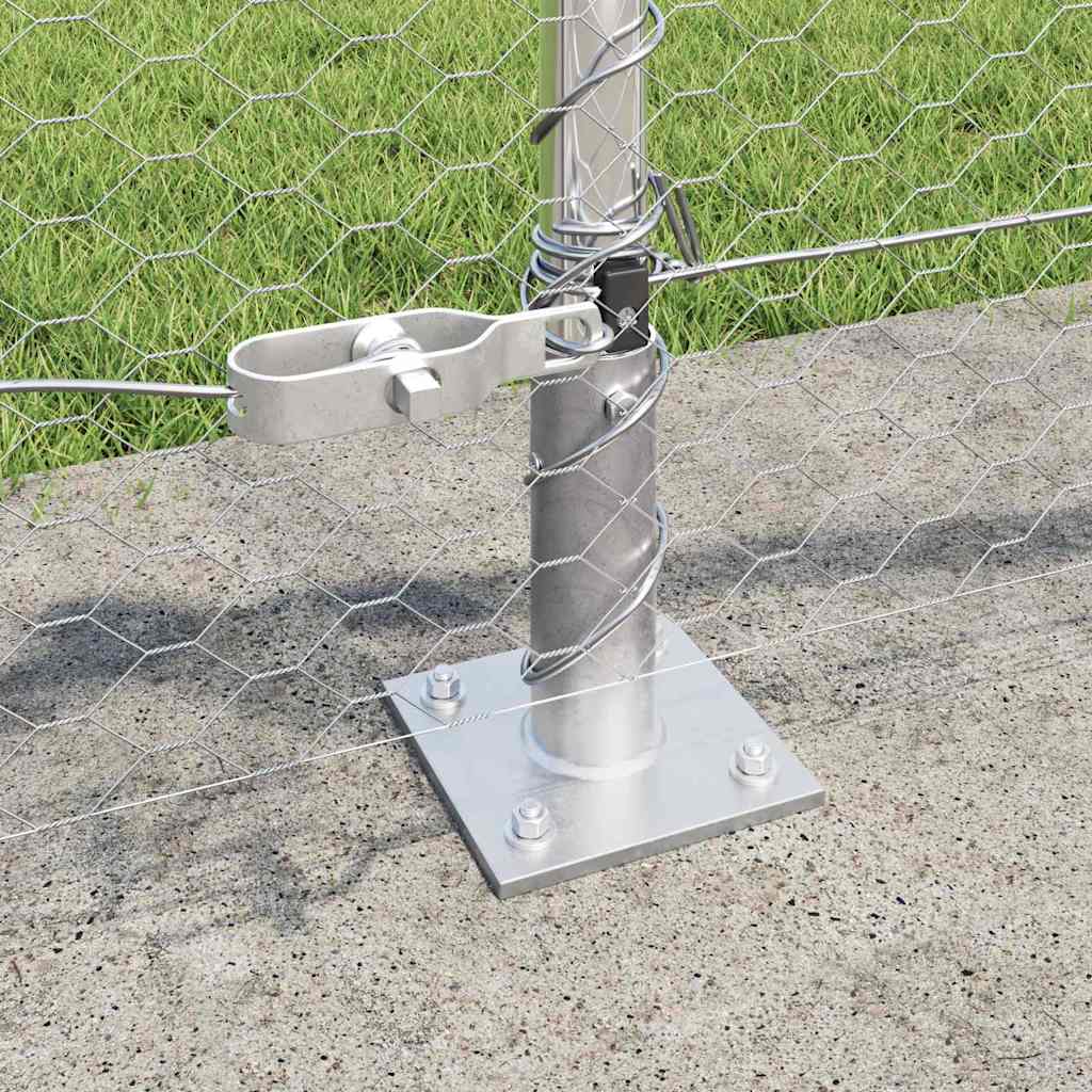 Sveistgjerde med Betongbase 10 x 0,4 m (B x H)