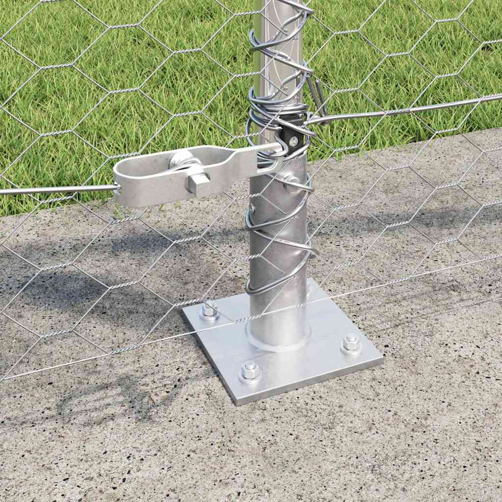 Sveistgjerde med Betongbase 10 x 1 m (B x H)