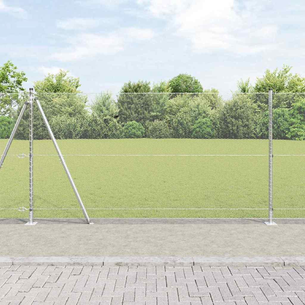 Sveistgjerde med Betongbase 10 x 1,2 m (B x H)