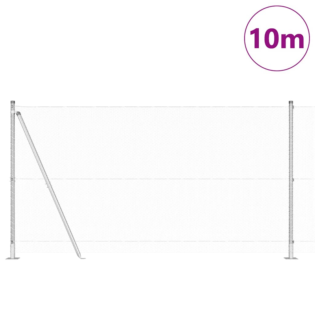 Sveistgjerde med Betongbase 10 x 1,2 m (B x H)