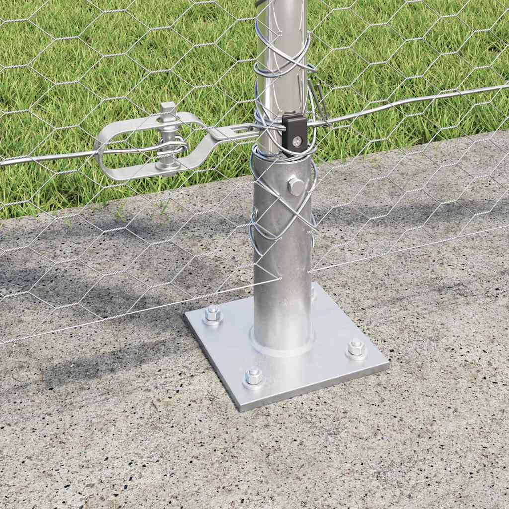 Sveistgjerde med Betongbase 10 x 1,2 m (B x H)