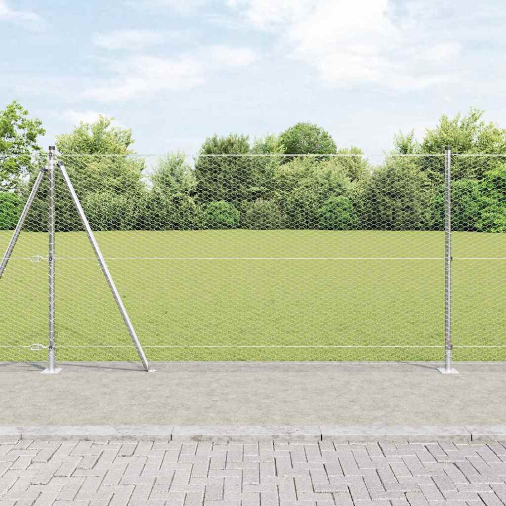 Sveistgjerde med Betongbase 10 x 1,2 m (B x H)
