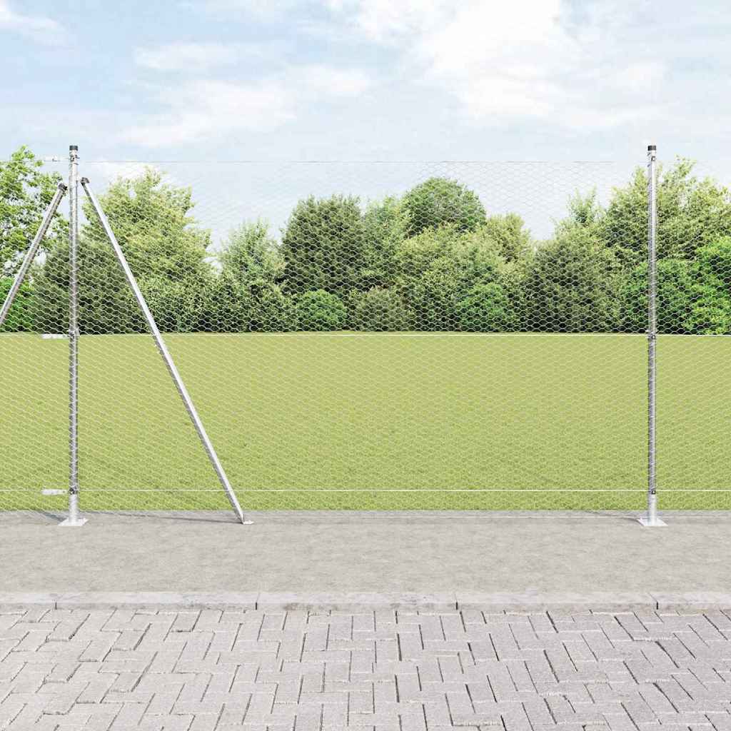 Sveistgjerde med Betongbase 10 x 1,4 m (B x H)