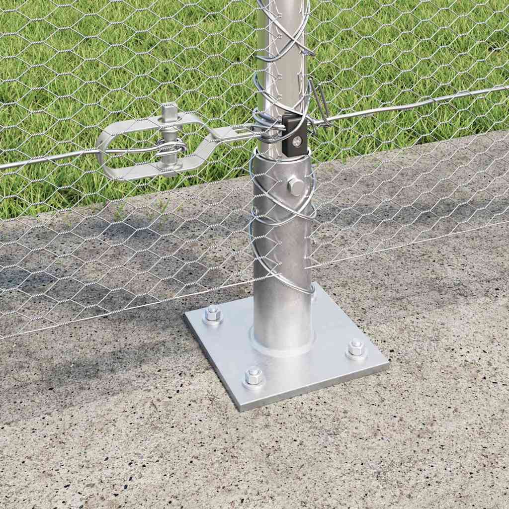 Sveistgjerde med Betongbase 10 x 1,6 m (B x H)